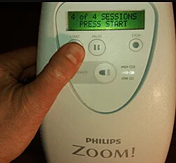 4 sessions on Whitespeed zoom light